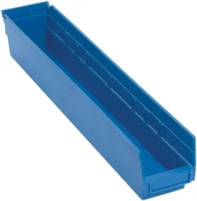 Quantum QSB105 Economy Shelf Bins, 4.13" x 23.63" x 4"