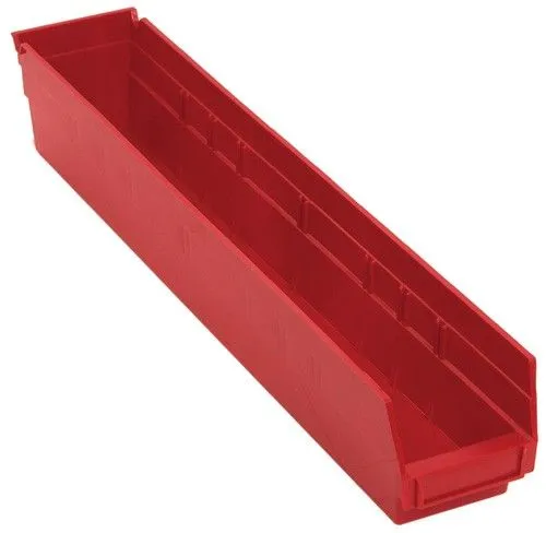 Quantum QSB105 Economy Shelf Bins, 4.13" x 23.63" x 4"