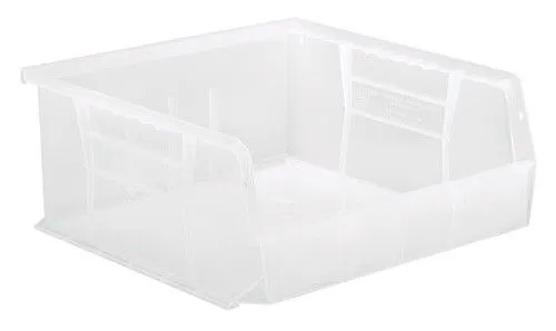Quantum QUS235CL Ultra Clear-View Stack & Hang Bins, 11" x 10.88" x 5"