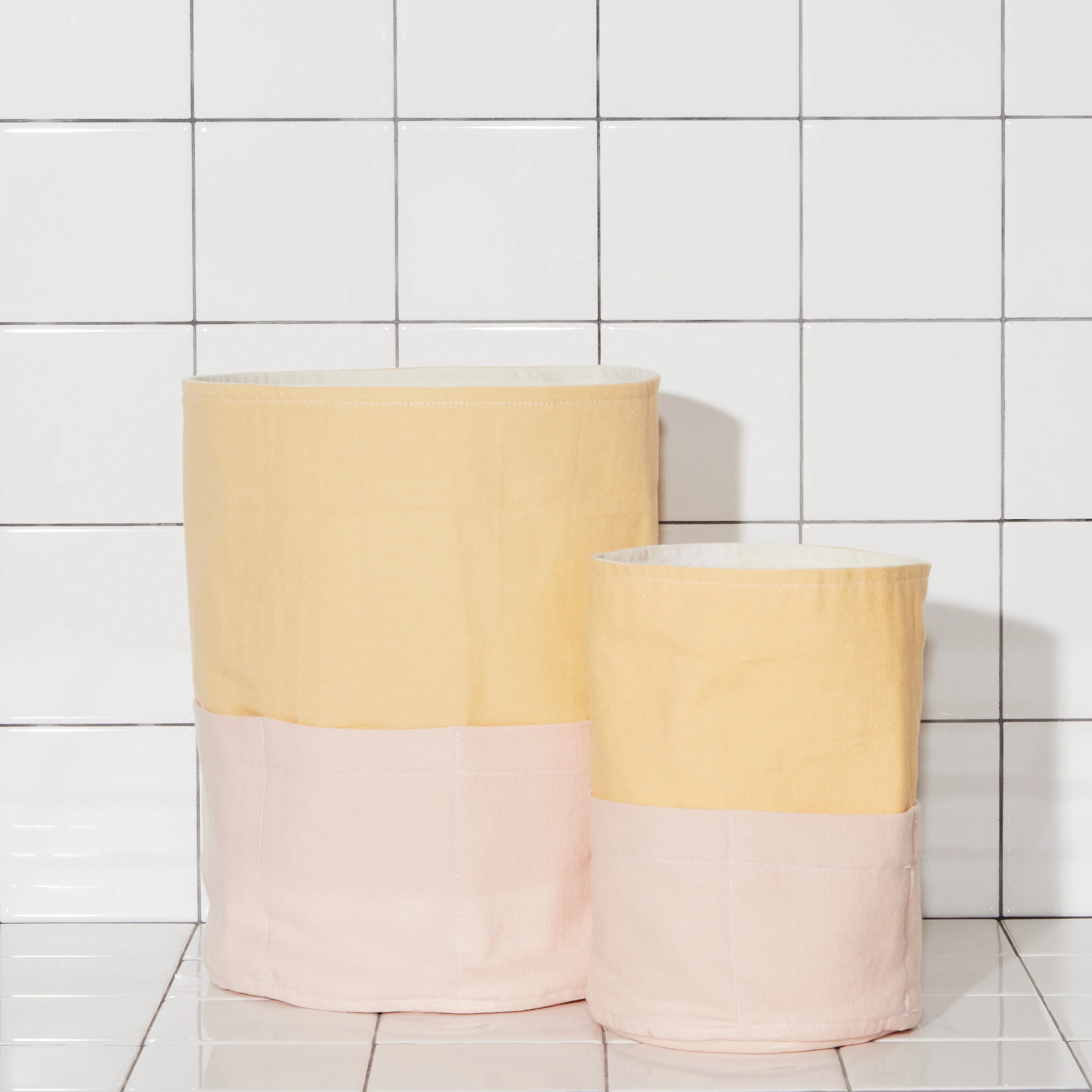 Re:Canvas Cantaloupe Reversible Stash Bin Set