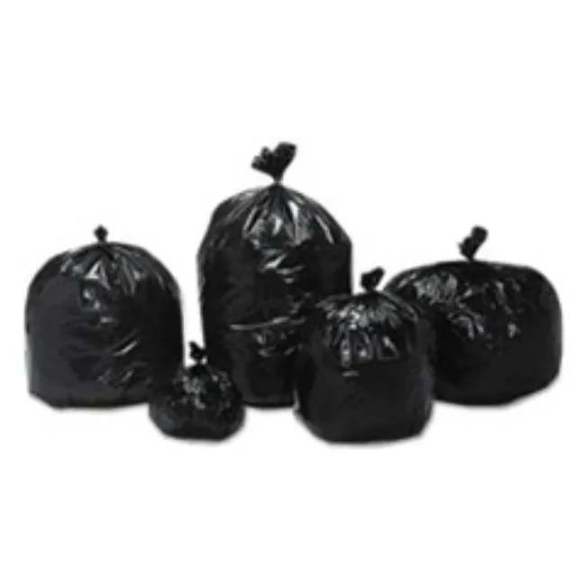 RECYCLED CONTENT TRASH CAN LINERS, 50", BN-BK, BOX OF 100