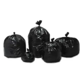 RECYCLED CONTENT TRASH CAN LINERS, 50", BN-BK, BOX OF 100