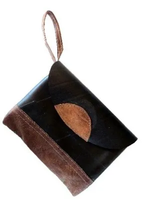 Recycled Rubber Small Clutch