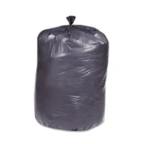 RECYCLED TRASH CAN LINERS, 36 X 58, BLACK-BROWN, BOX OF 100