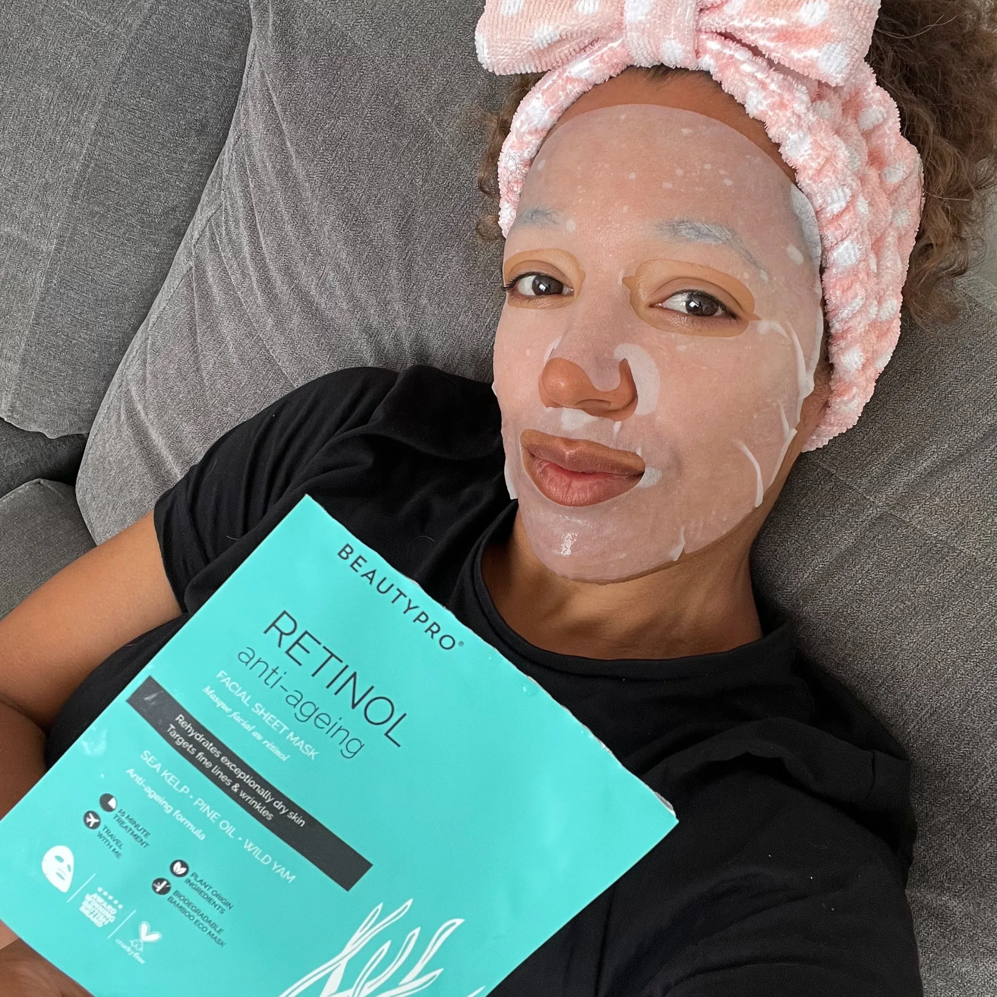 RETINOL Anti-Ageing Facial Sheet Mask  - 100% Biodegradable