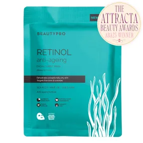 RETINOL Anti-Ageing Facial Sheet Mask  - 100% Biodegradable