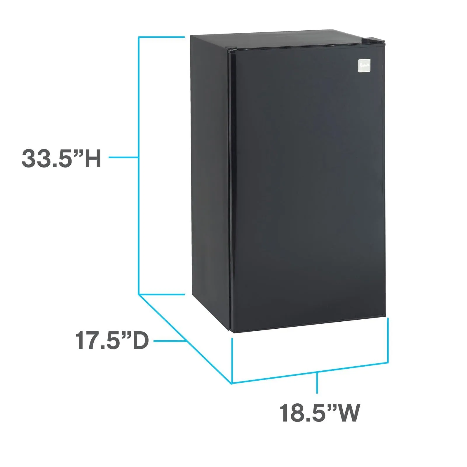 RM3316B Avanti 3.2 cu. ft. Compact Refrigerator - Black / 3.2 cu. ft.