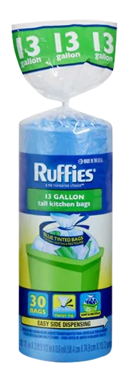 Ruffies Sort & Recycle Bags 39 Gallon