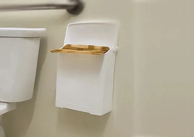 Sanitary Napkin Receptacle - Globe, Plastic, 3014