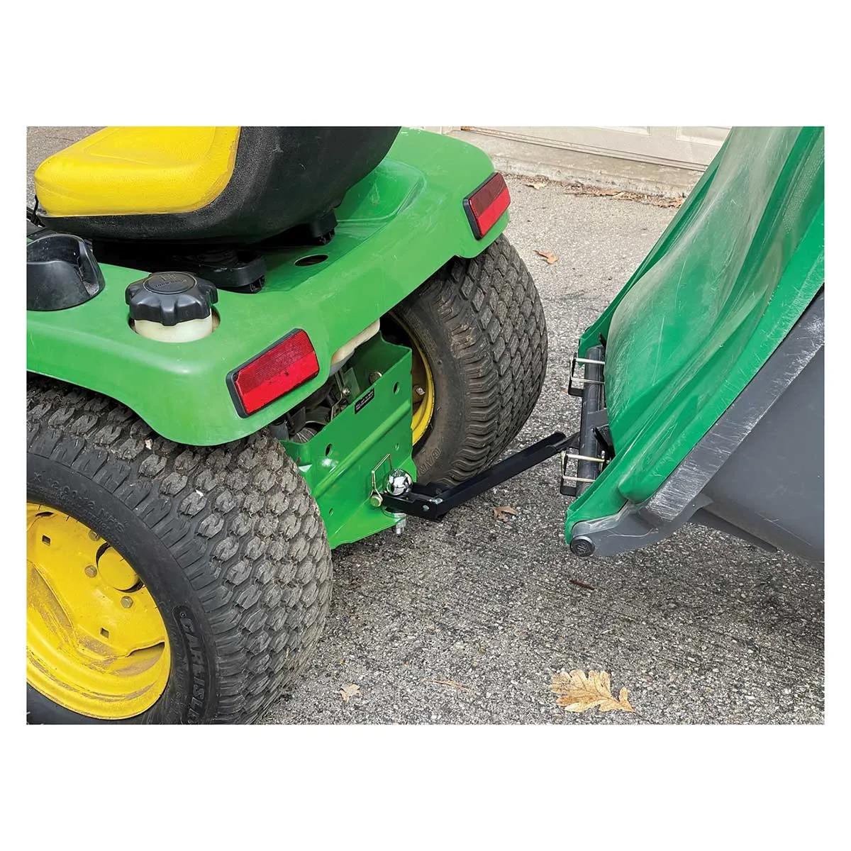 Single-Can Garbage Can Hauling Hook, Ball or Bolt-On