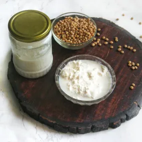 Soy and Almond Curds - Delivered in Glass Bottles