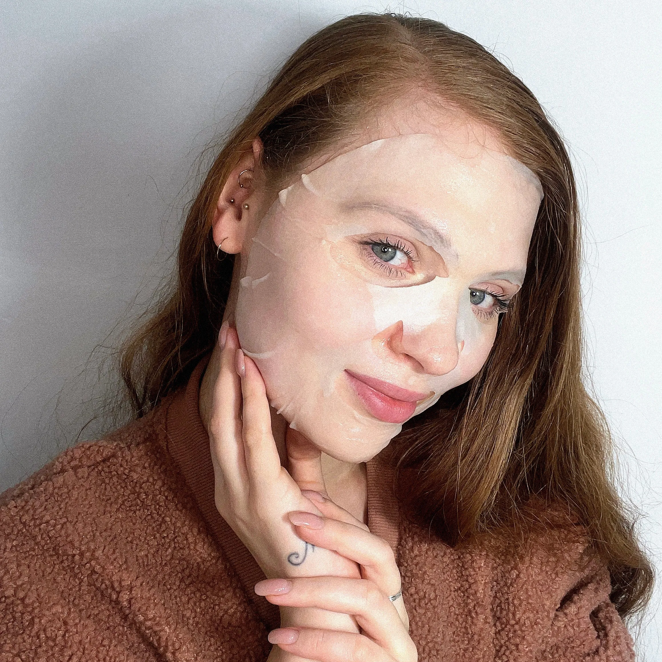 SQUALANE Nourishing Facial Sheet Mask - 100% Biodegradable