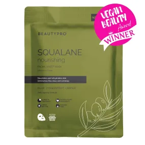 SQUALANE Nourishing Facial Sheet Mask - 100% Biodegradable