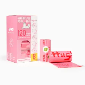 Strawberry 8 Rolls - 120 Bags