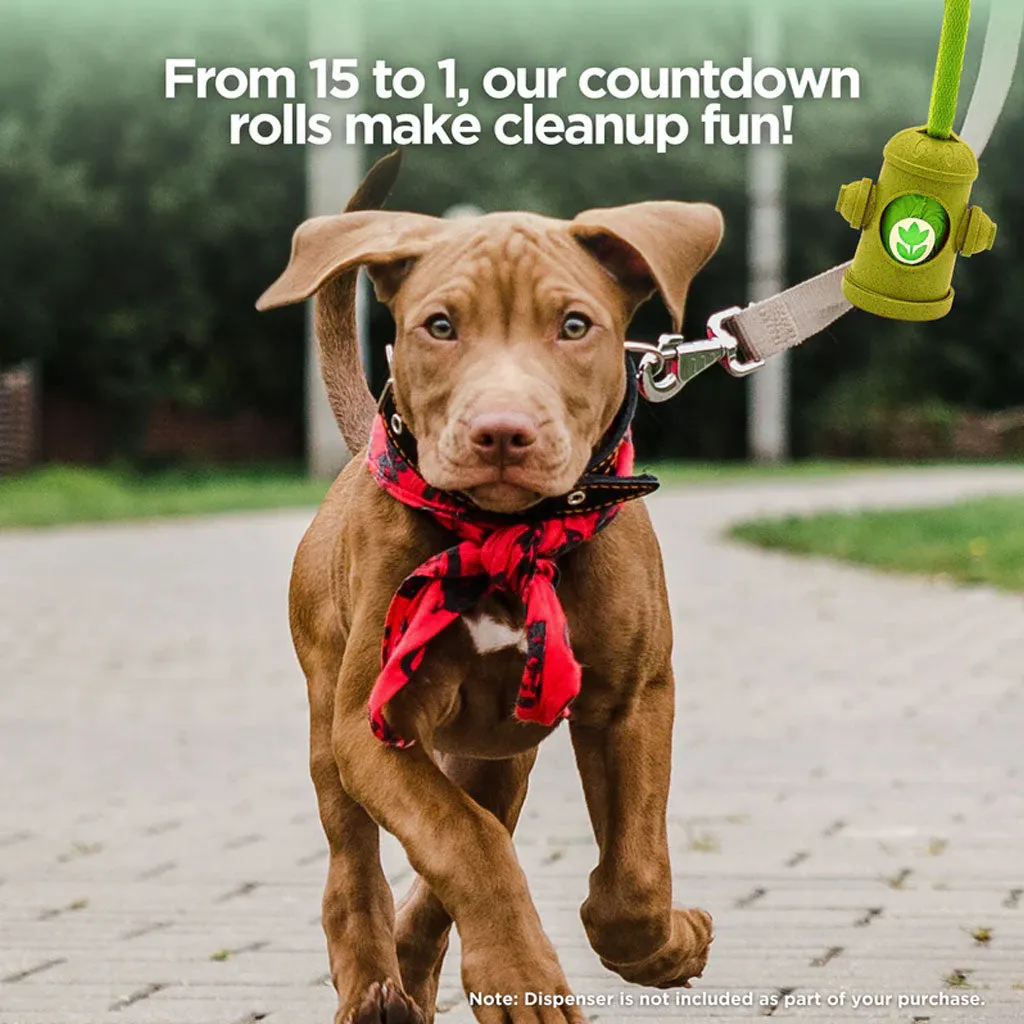 The Original Poop Bags Countdown Rolls for Dogs, 120-count