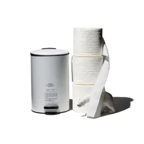 TRASH CAN - WHITE