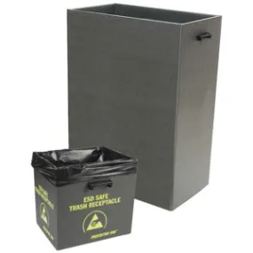 TRASH RECEPTACLE, INCL HANDLES & WIRE 22-7/8 x 12-7/8 x 32 IN-5PK