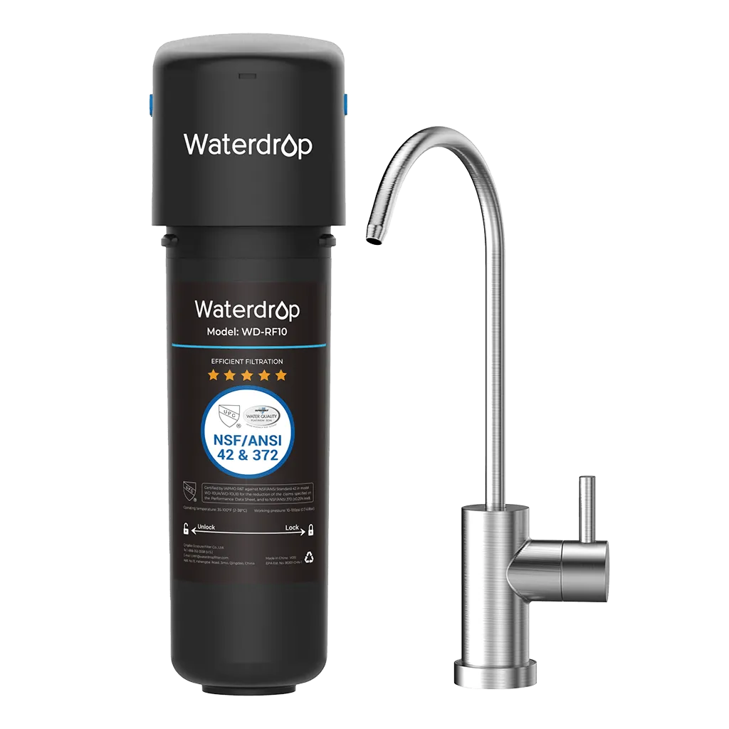 Undersink Water Filtration System With Dedicated Faucet