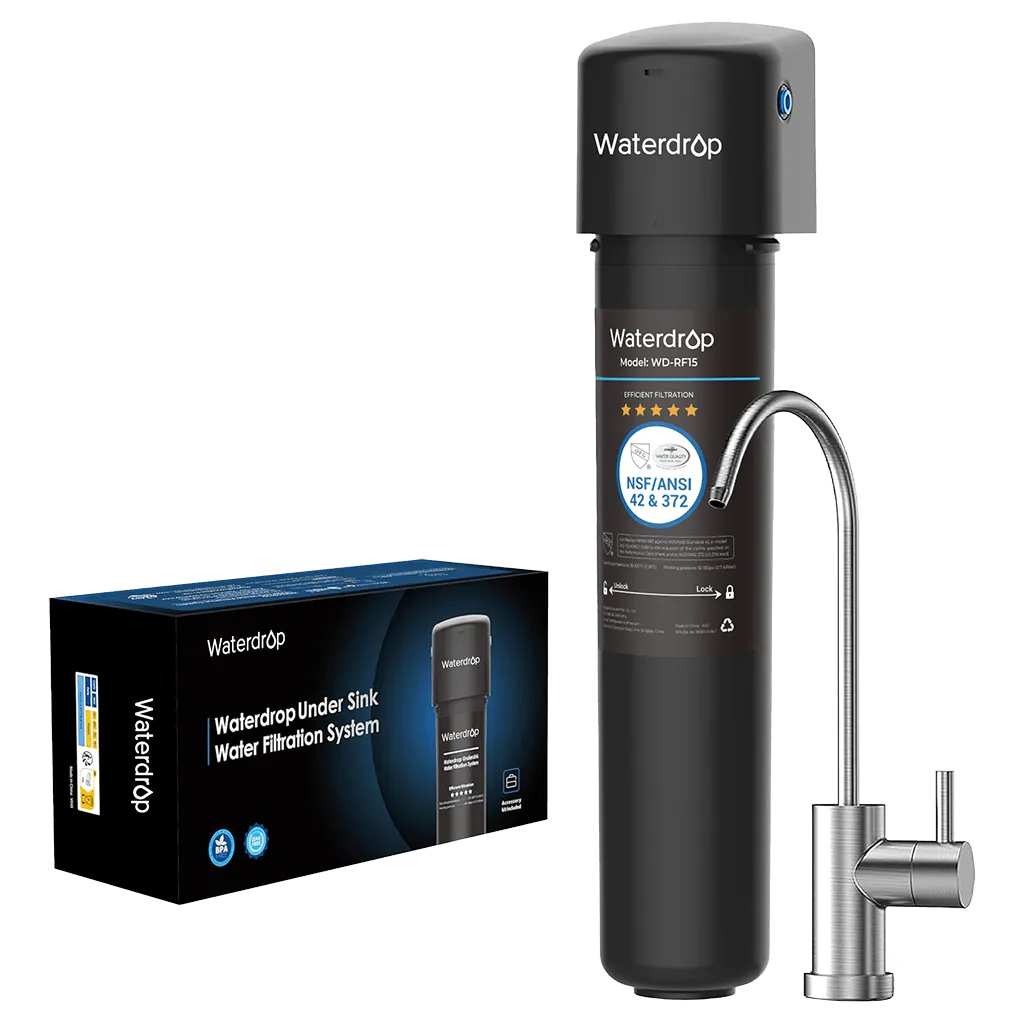 Undersink Water Filtration System With Dedicated Faucet