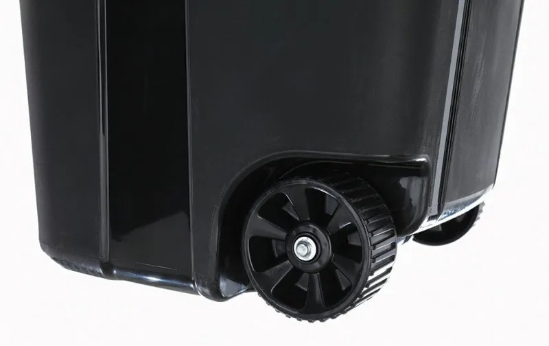 United Solutions COLORmaxx TI0061 Trash Can, 32 gal Capacity, Black :EA: QUANTITY: 1
