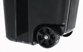 United Solutions COLORmaxx TI0061 Trash Can, 32 gal Capacity, Black :EA: QUANTITY: 1