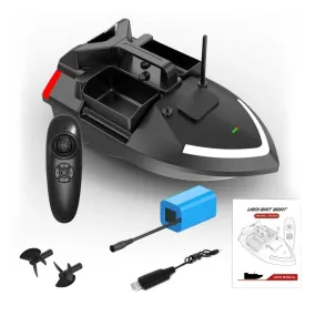 V801 Fishing Bait Boat 500m RC Bait Boat Dual Motor Fish Finder 2KG Loading Support Automatic Cruise/Route Correction