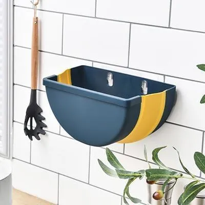 Wall Mounted Folding Garbage Bin