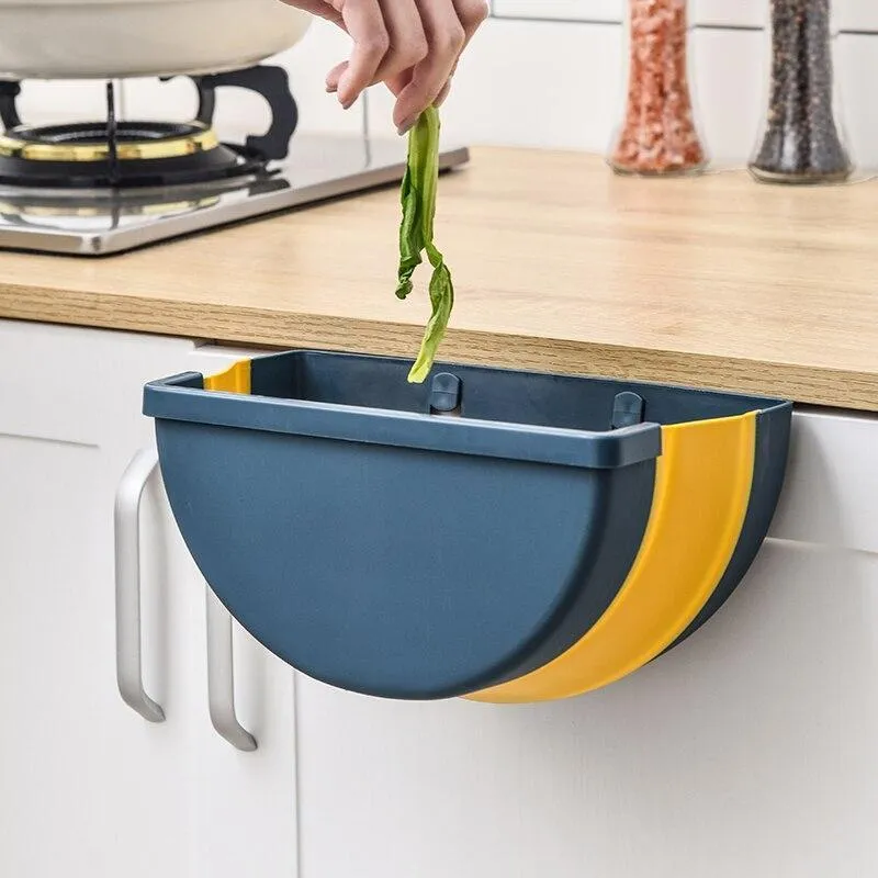 Wall Mounted Folding Garbage Bin