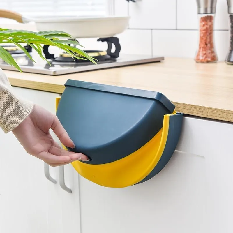 Wall Mounted Folding Garbage Bin