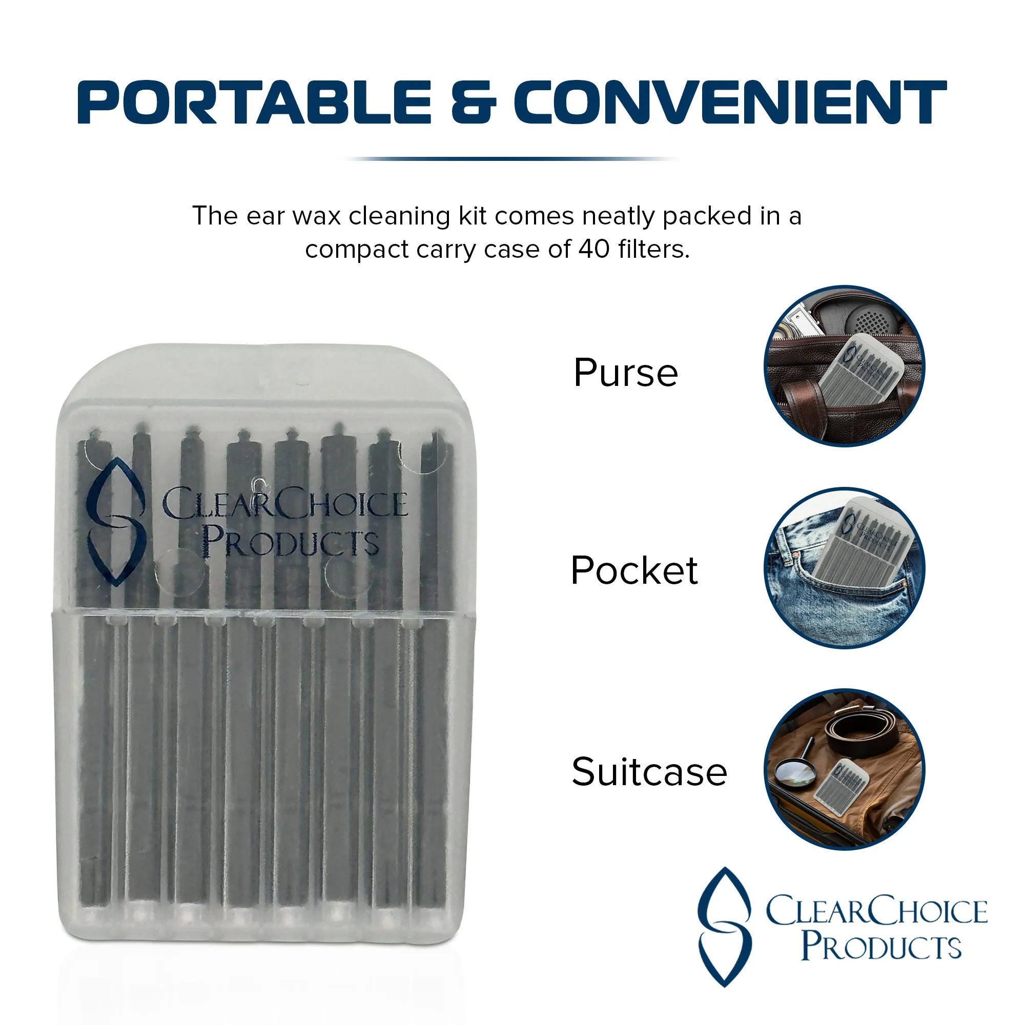Wax Guard Filters for Hearing Aid, 40-Pcs