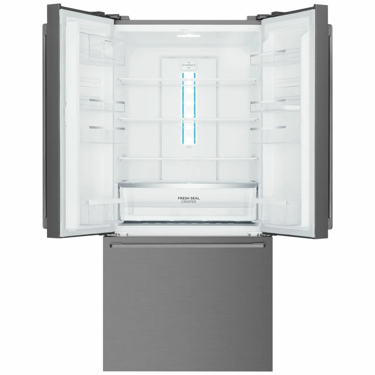 Westinghouse 491L French Door Frost Free Fridge Dark Stainless Steel WHE5204BC