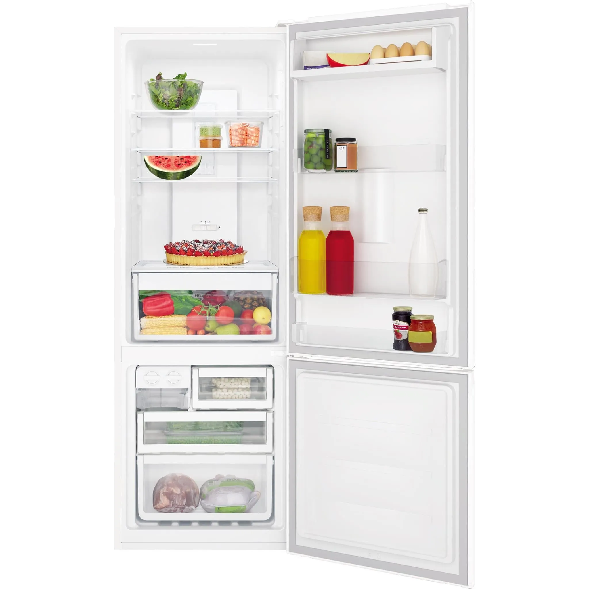 Westinghouse WBB3400WK 335L Bottom Mount Fridge (White)