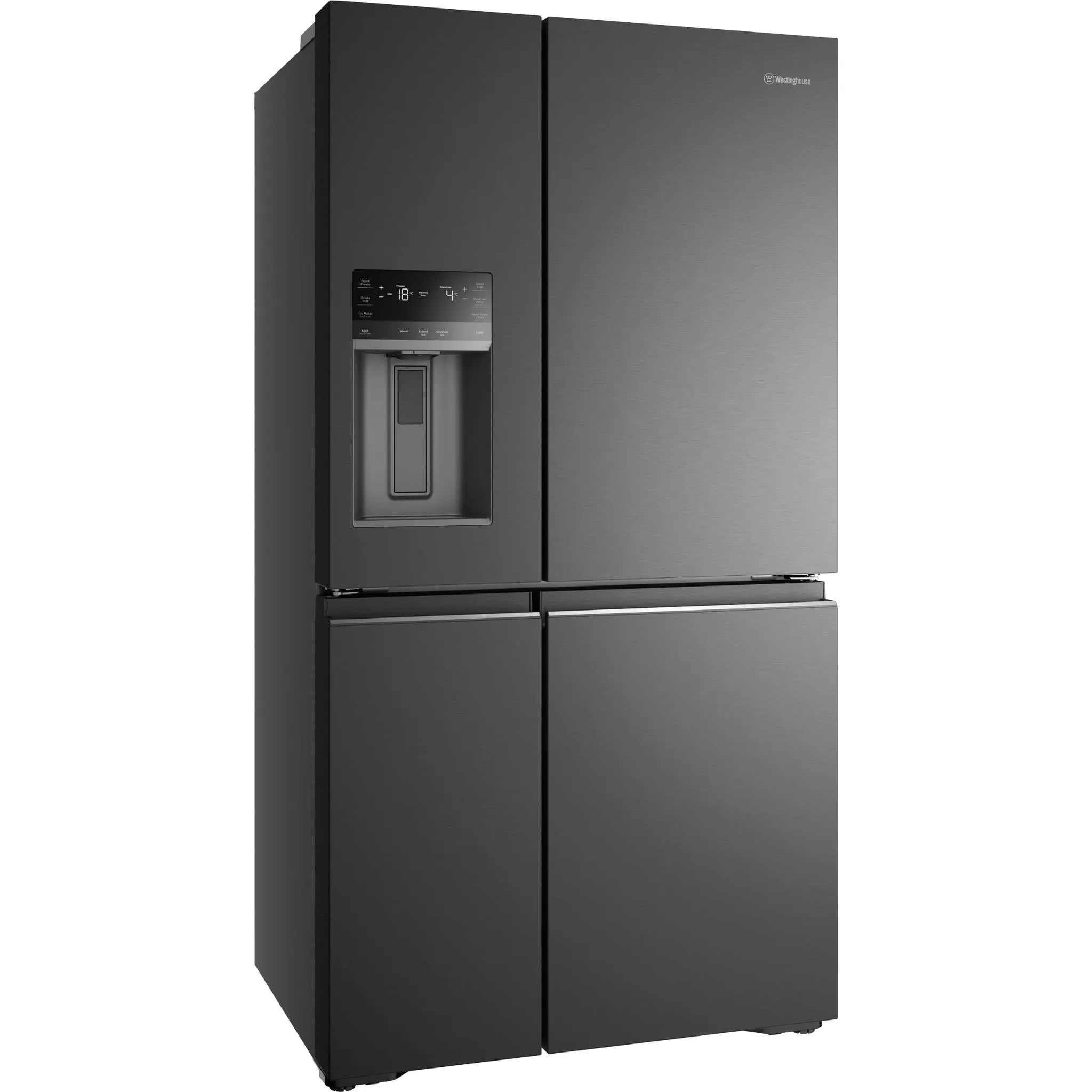 Westinghouse WQE6170BB 609L Quad Door Fridge (Matte Black)