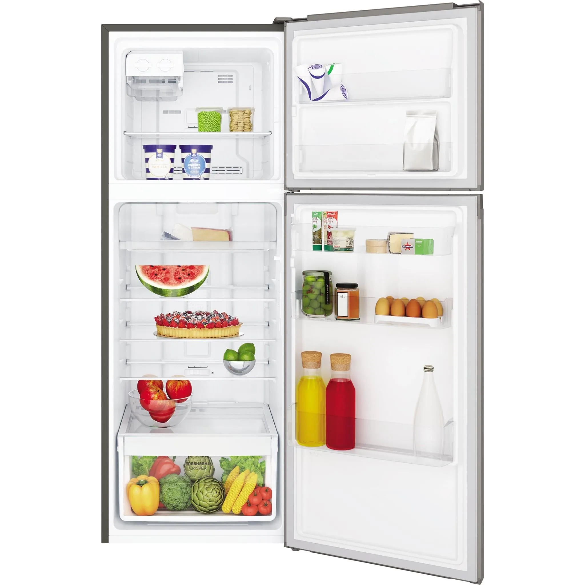 Westinghouse WTB3100AK 312L Top Mount Fridge (Silver)