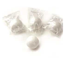 Wrapped White Gumballs