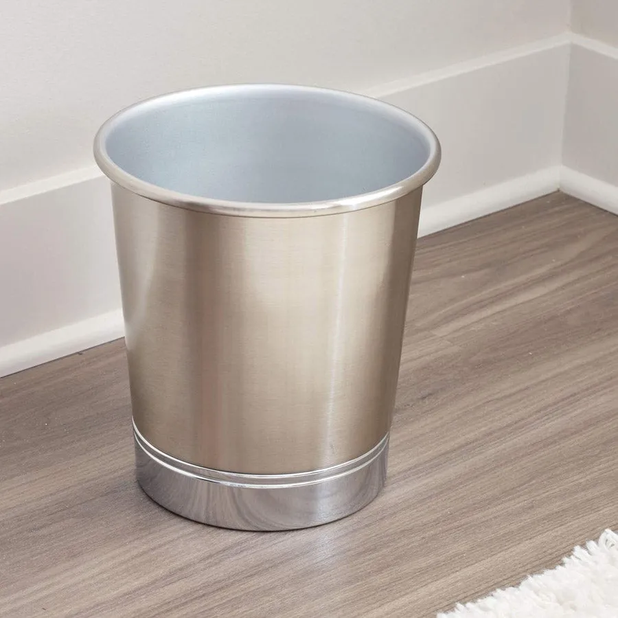 York Metal Bathroom Waste Basket