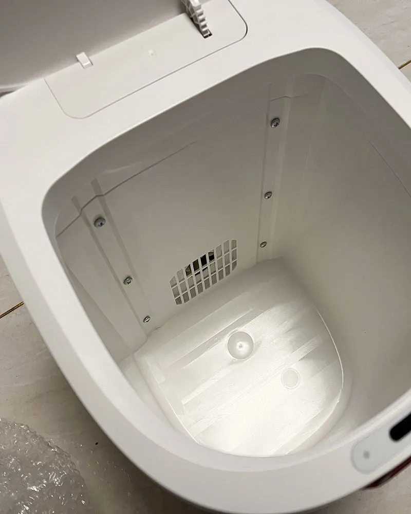 ZZAIXHL-Touchless Bathroom Trash Cans with Lids|Small Office Garbage Cans with Automatic Lid